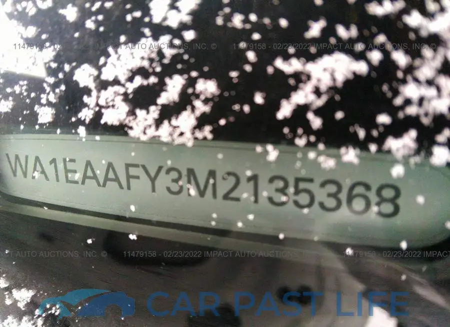 WA1EAAFY3M2135368# 9
