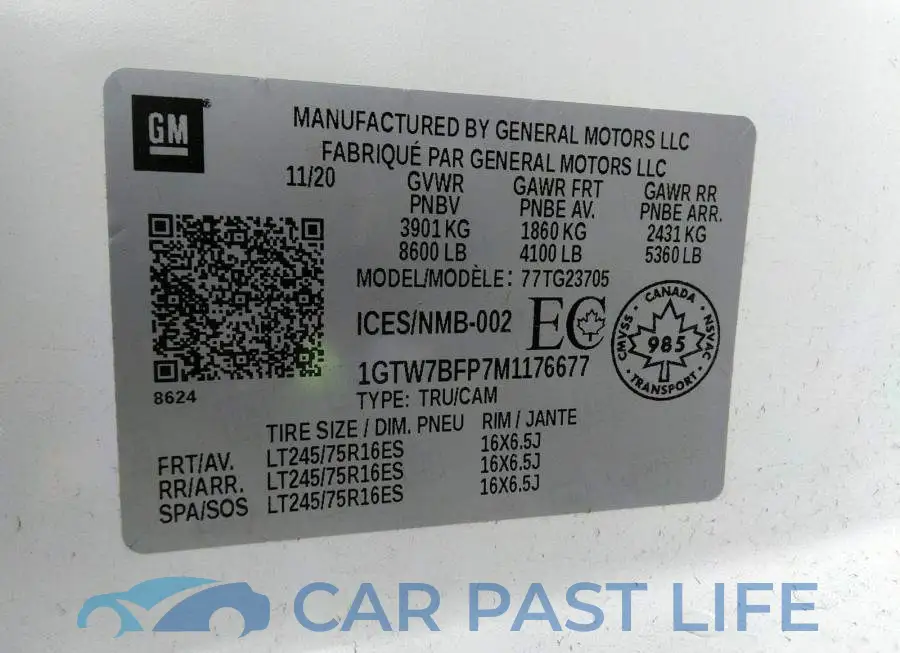 1GTW7BFP7M1176677# 9