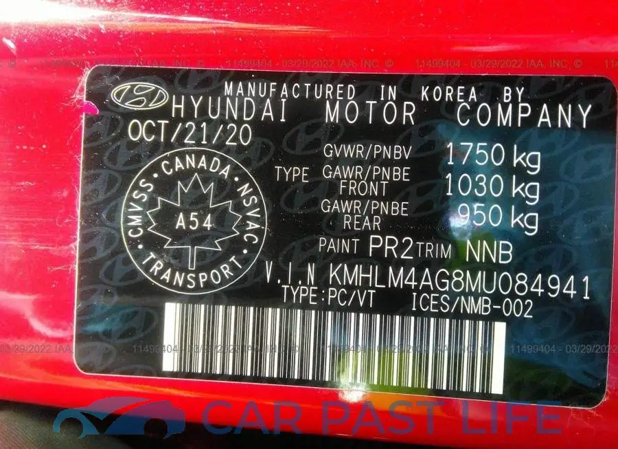 KMHLM4AG8MU084941# 9