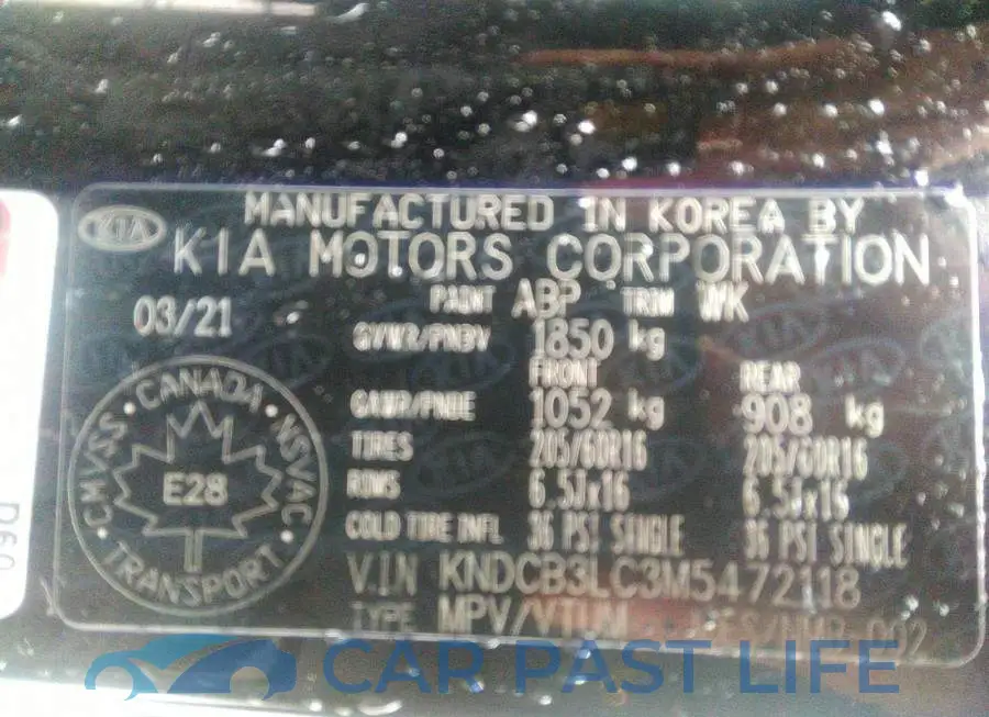 KNDCB3LC3M5472118# 9