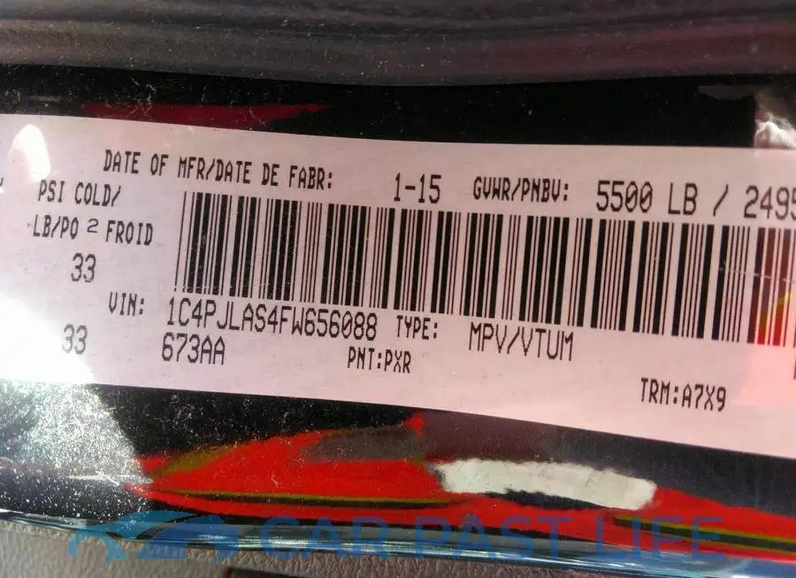 1C4PJLAS4FW656088# 9