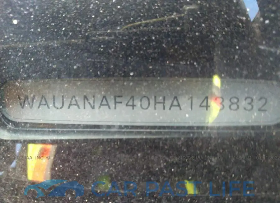 WAUANAF40HA143832# 9