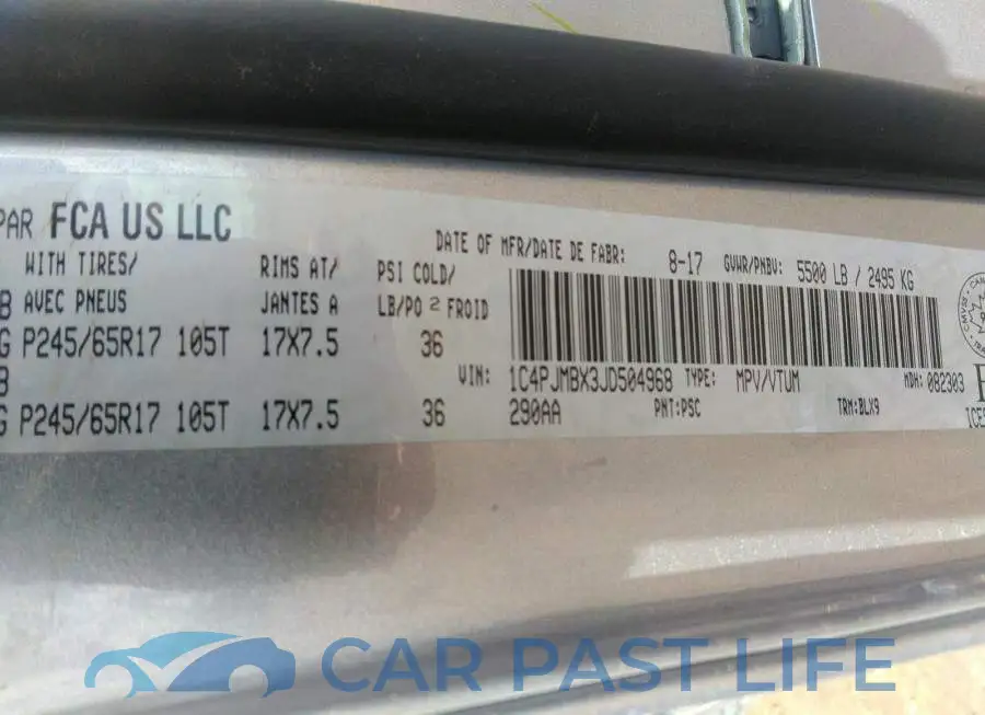 1C4PJMBX3JD504968# 9