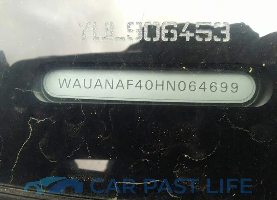 WAUANAF40HN064699# 9
