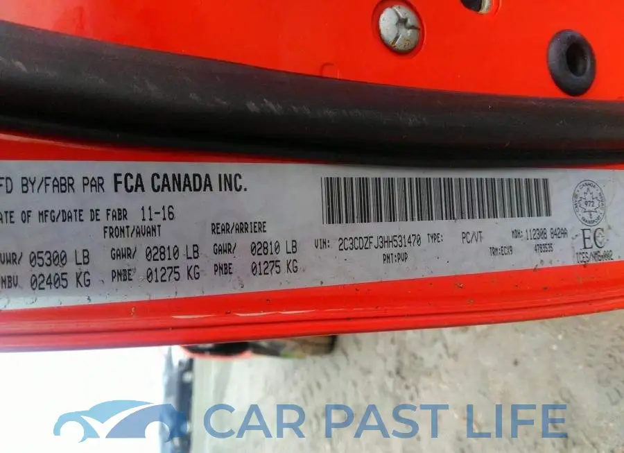 2C3CDZFJ3HH531470# 9