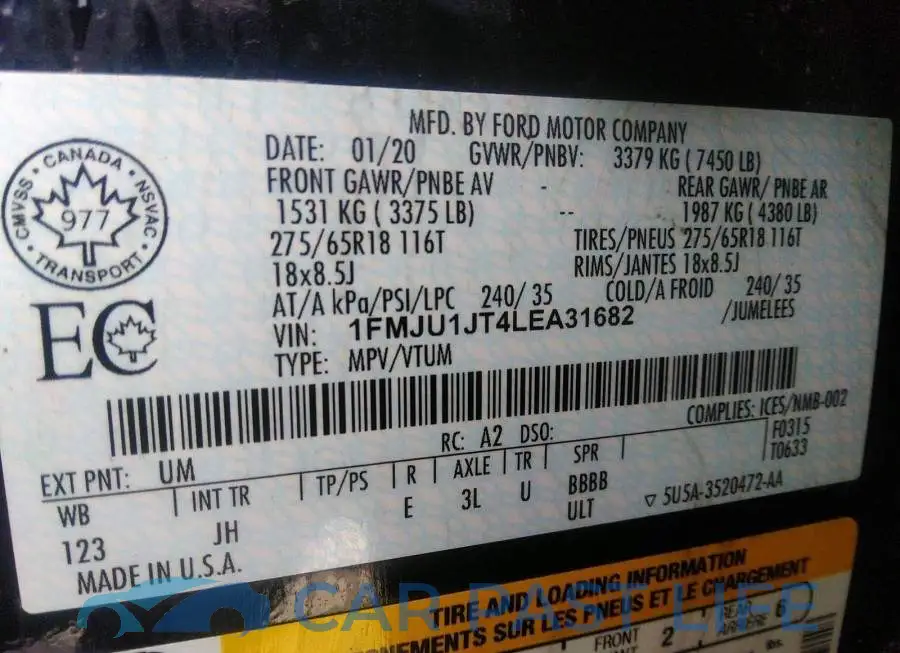 1FMJU1JT4LEA31682# 9