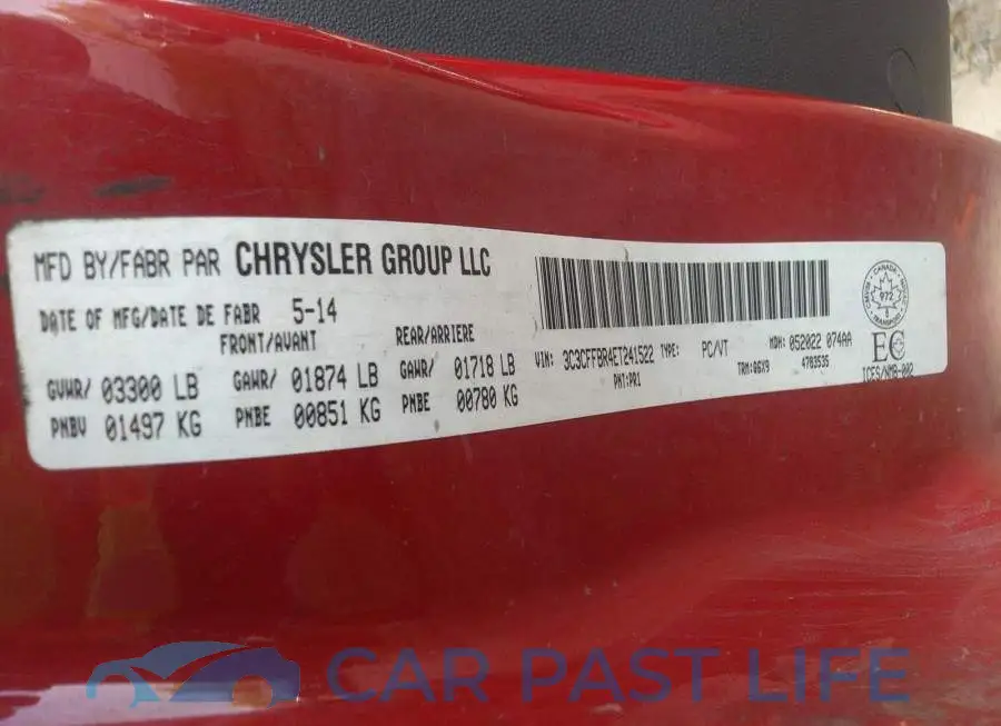 3C3CFFBR4ET241522# 9
