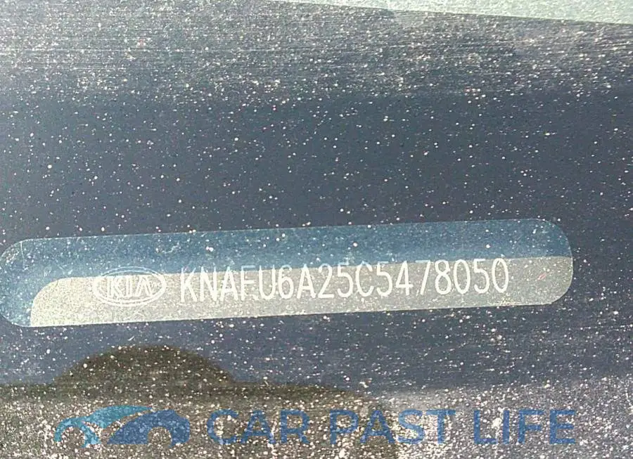 KNAFU6A25C5478050# 9