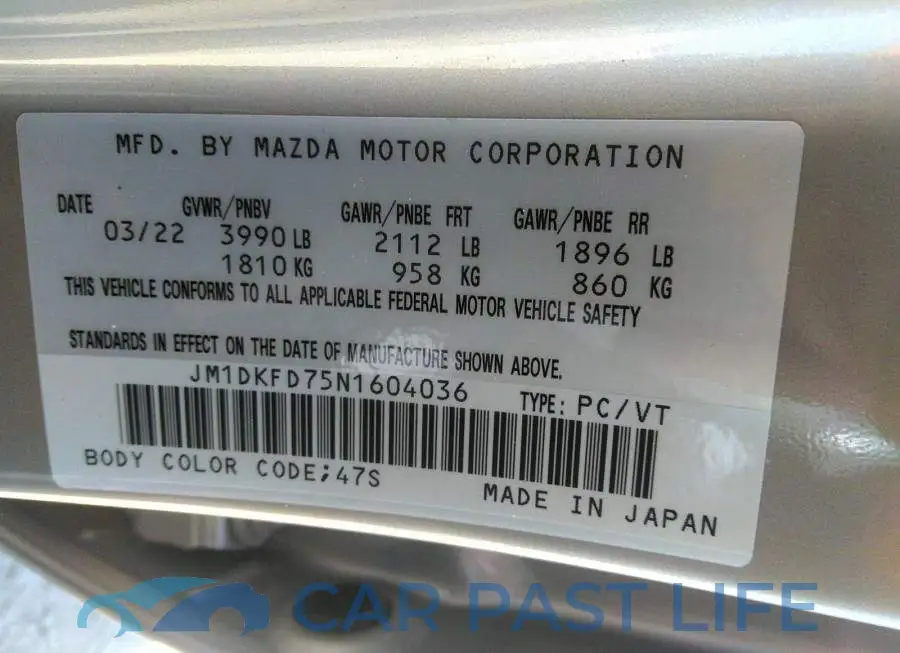 JM1DKFD75N1604036# 9