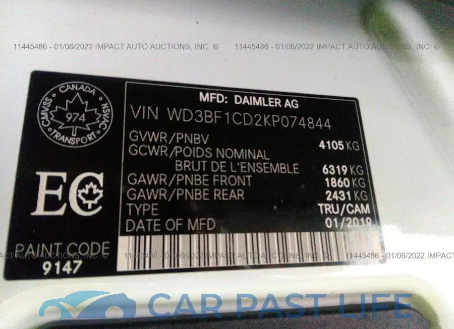 WD3BF1CD2KP074844# 9