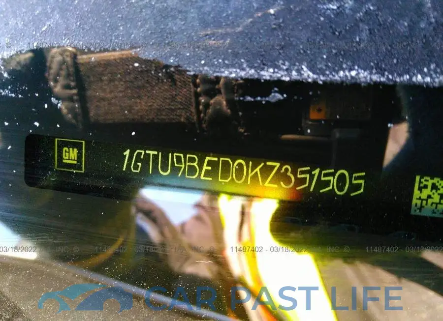 1GTU9BED0KZ351505# 9