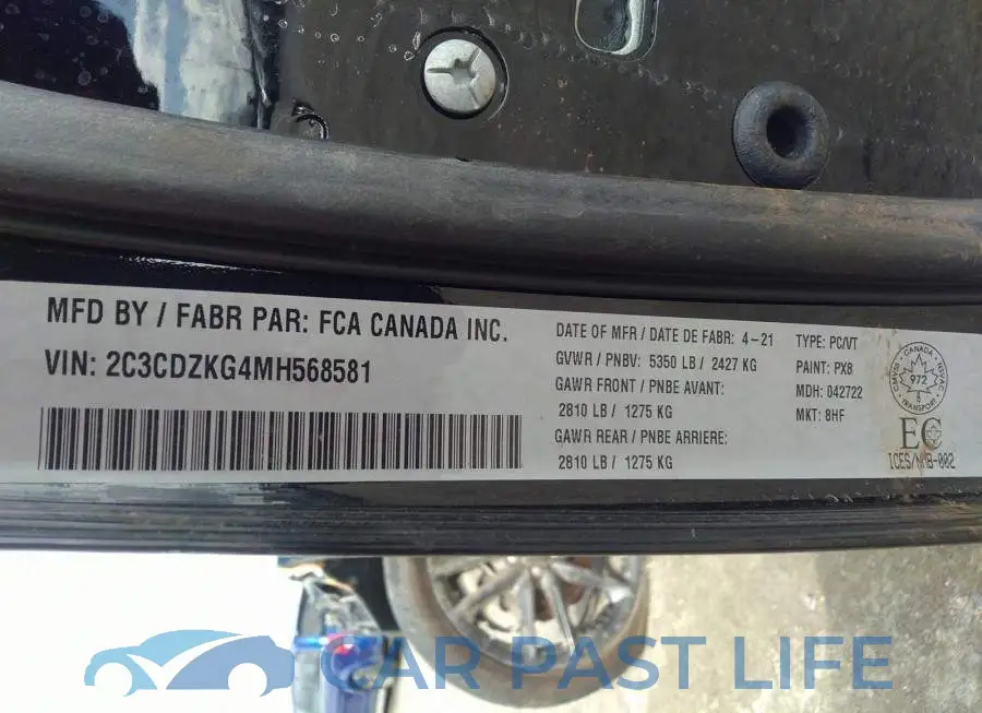 2C3CDZKG4MH568581# 9