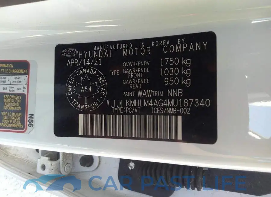 KMHLM4AG4MU187340# 9