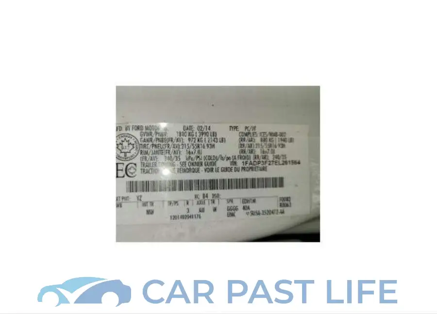 1FADP3F27EL261564# 6