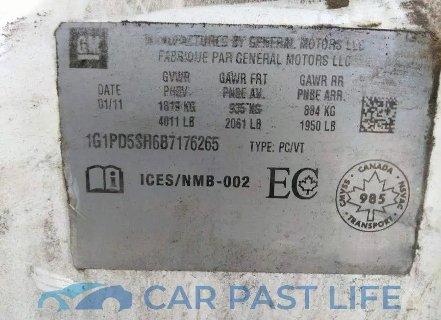 1G1PD5SH6B7176265# 9