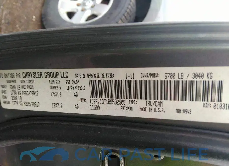 1D7RV1GT1BS592505# 9