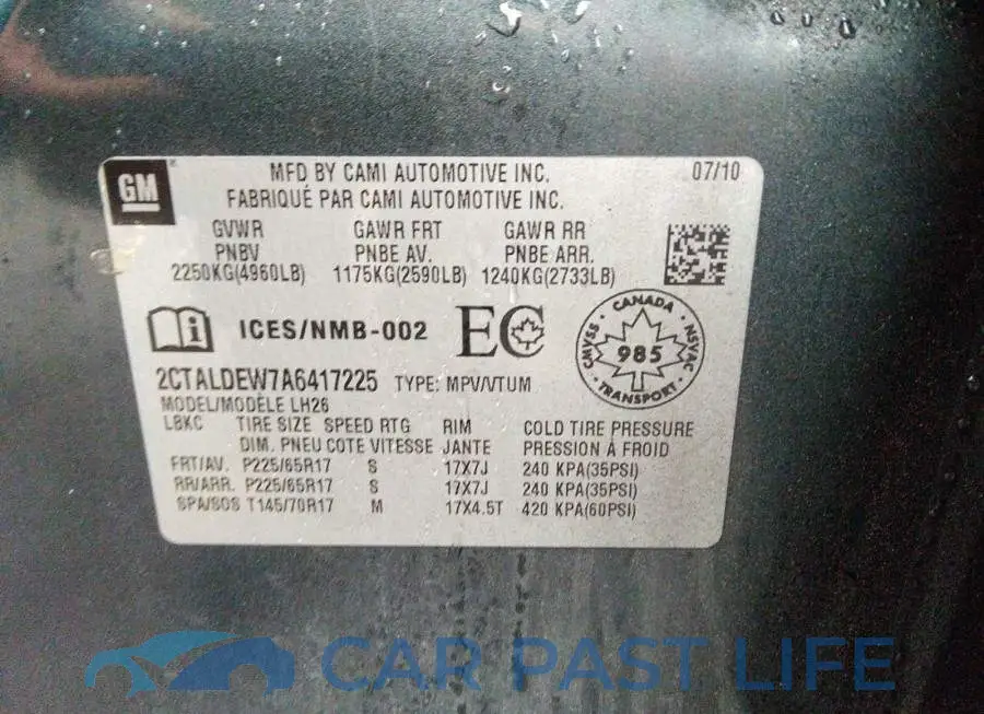 2CTALDEW7A6417225# 9
