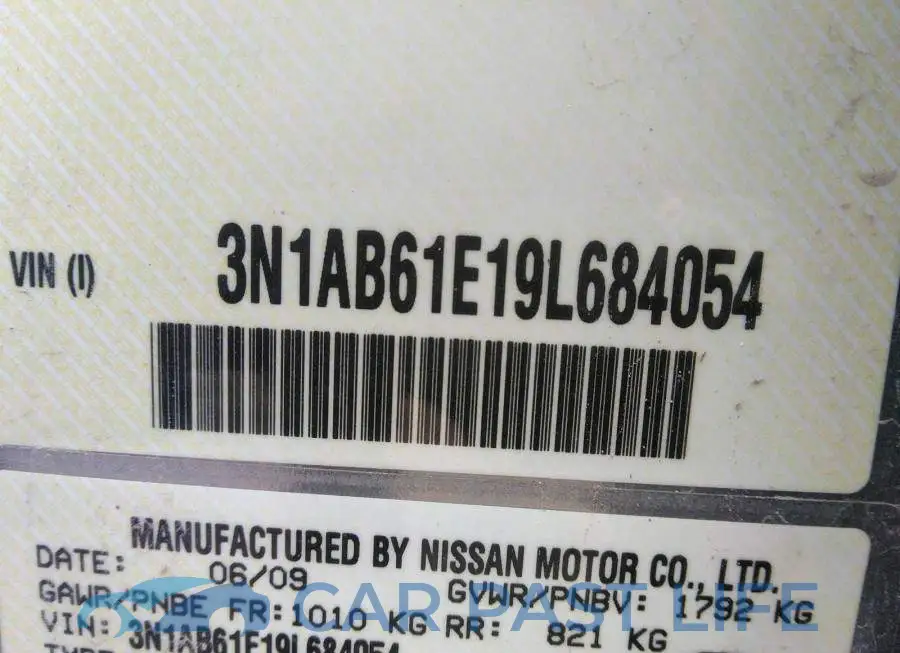 3N1AB61E19L684054# 9