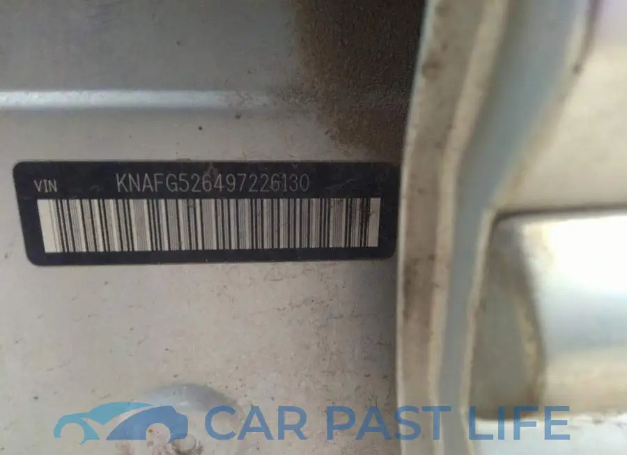 KNAFG526497226130# 9