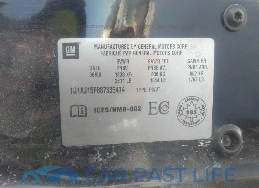 1G1AJ15F887335474# 9
