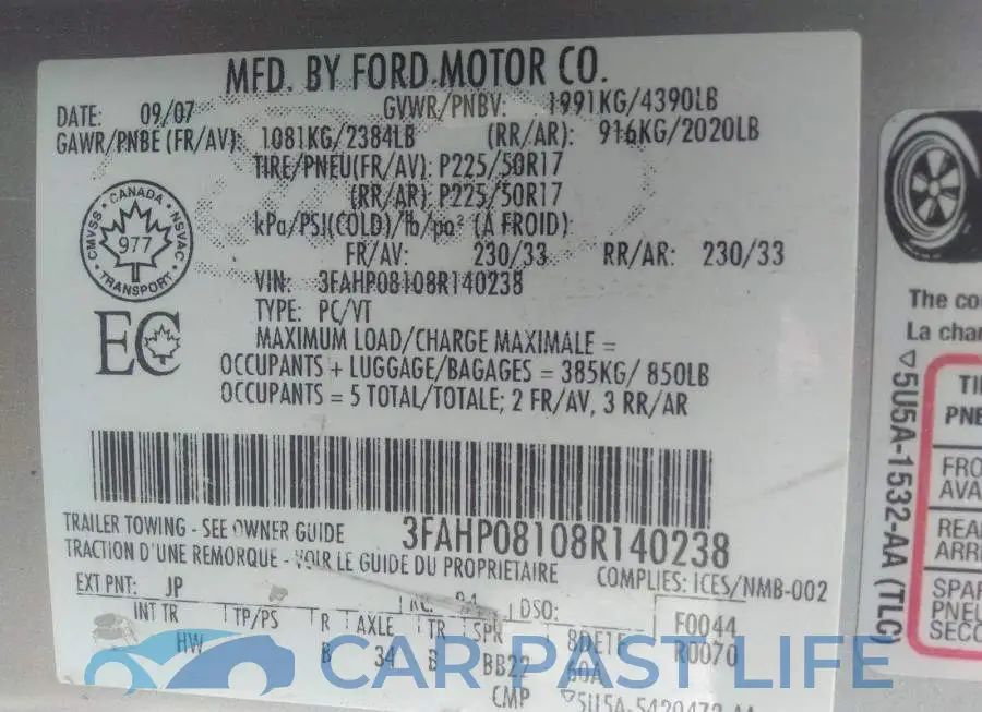 3FAHP08108R140238# 9