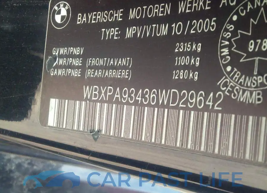 WBXPA93436WD29642# 9