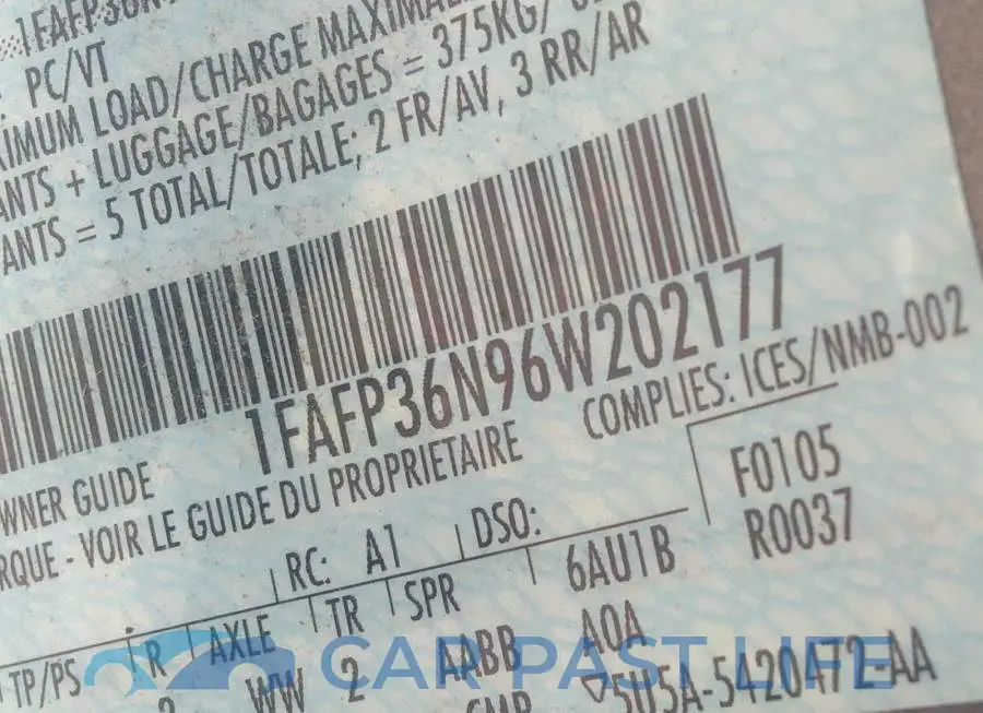1FAFP36N96W202177# 9