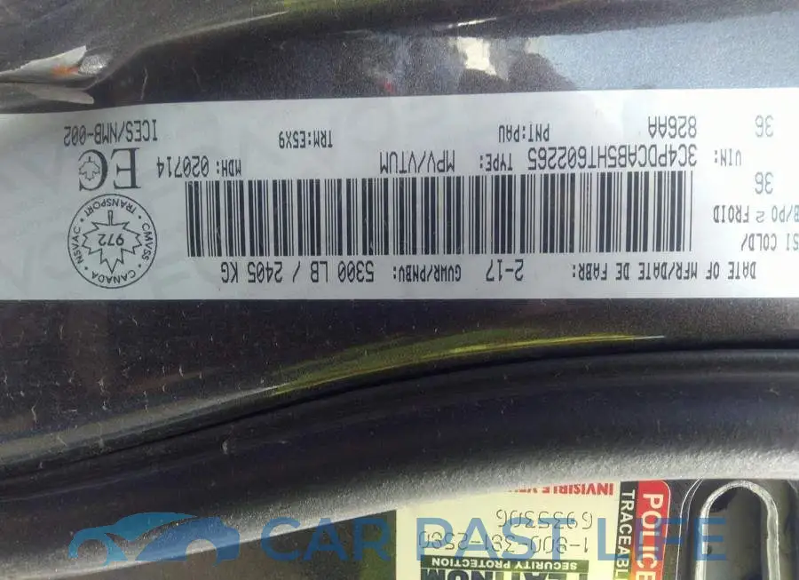 3C4PDCAB5HT602265# 9