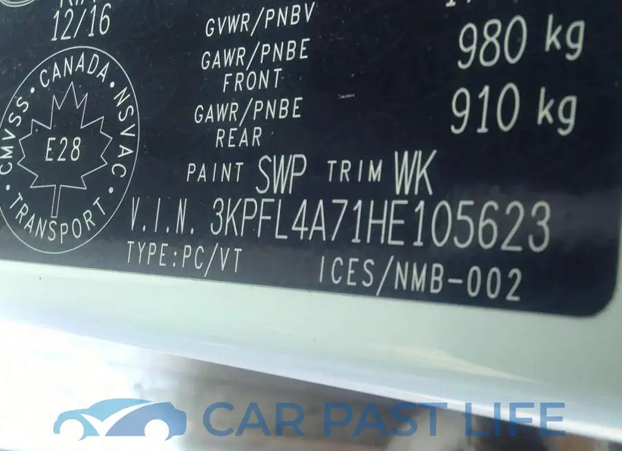 3KPFL4A71HE105623# 9