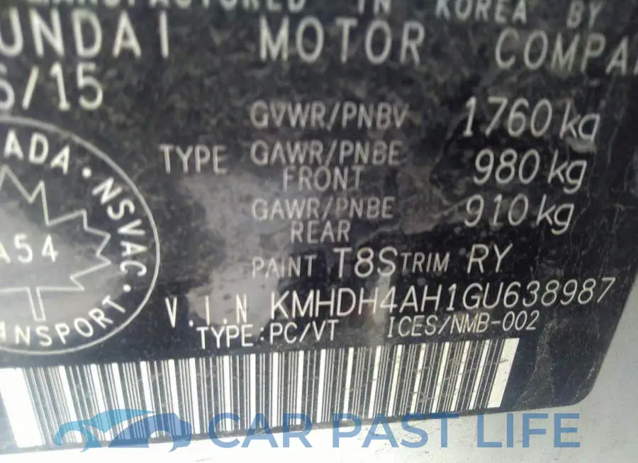 KMHDH4AH1GU638987# 9