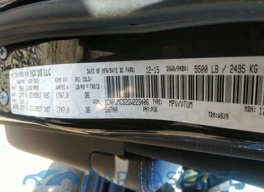 1C4PJMCS2GW223406# 9