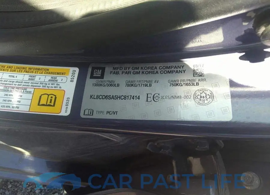 KL8CD6SA5HC817414# 9