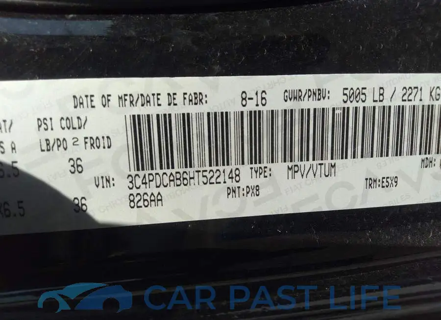 3C4PDCAB6HT522148# 9