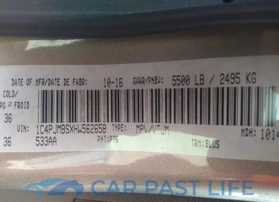 1C4PJMBSXHW562658# 9