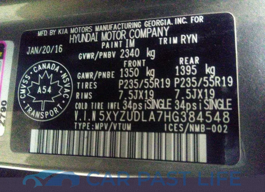 5XYZUDLA7HG384548# 9