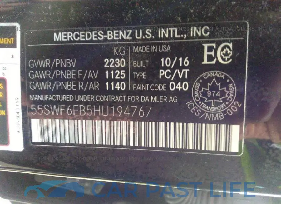 55SWF6EB5HU194767# 9