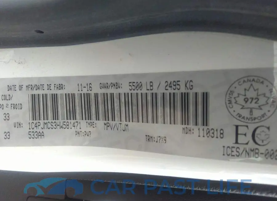 1C4PJMCS3HW581471# 9