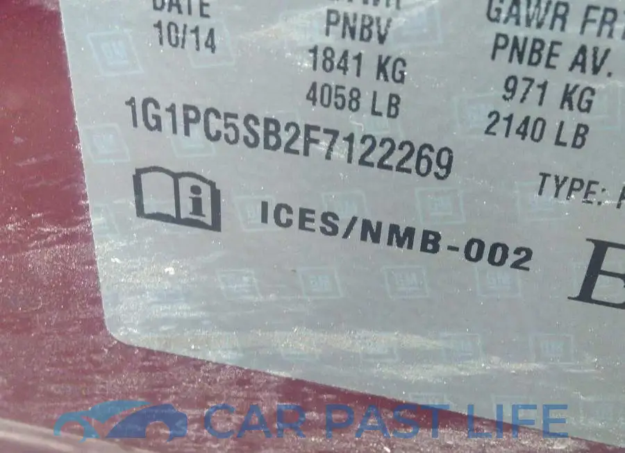 1G1PC5SB2F7122269# 9