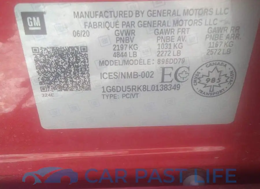 1G6DU5RK8L0138349# 9