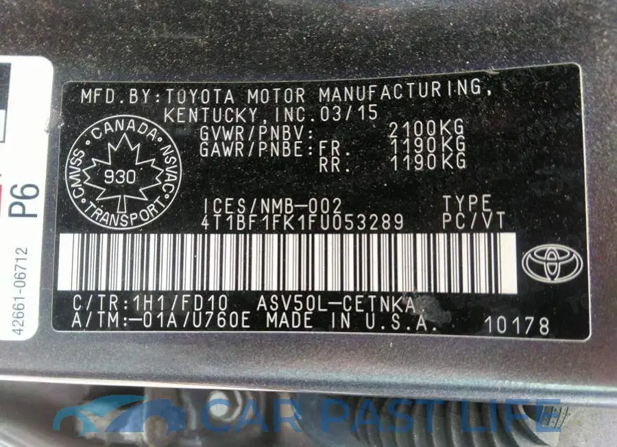 4T1BF1FK1FU053289# 9