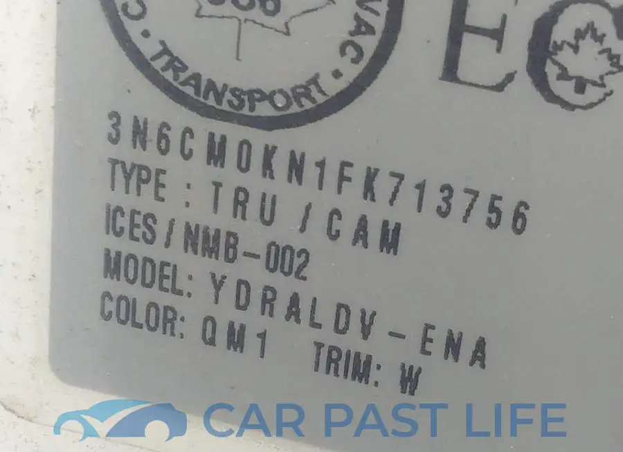 3N6CM0KN1FK713756# 9