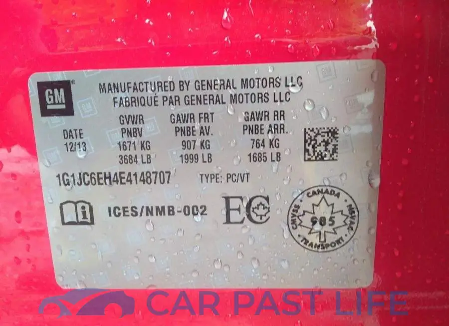 1G1JC6EH4E4148707# 9