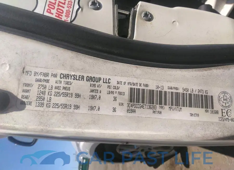 3C4PDCCG4ET136283# 9