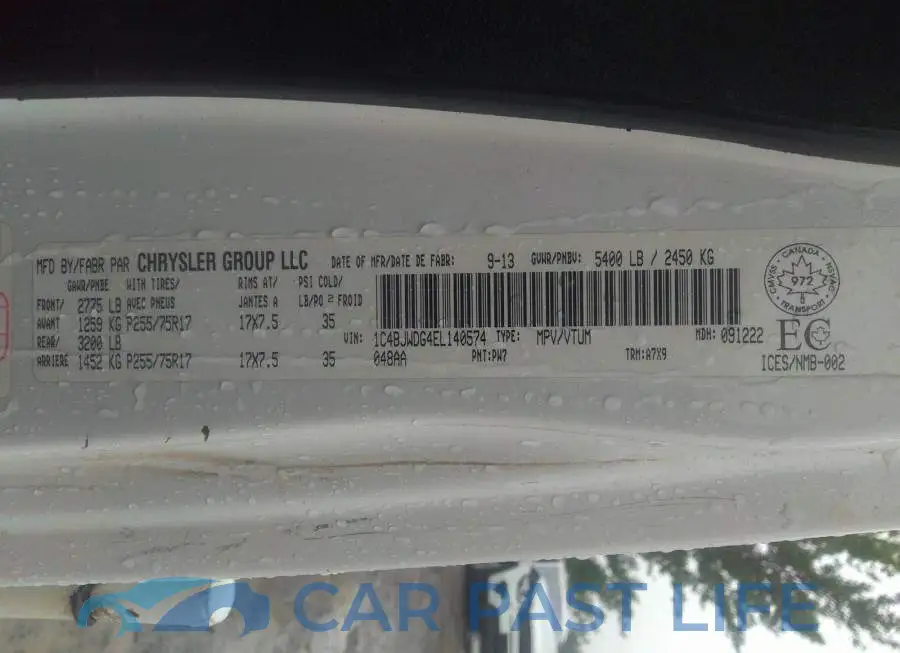 1C4BJWDG4EL140574# 9