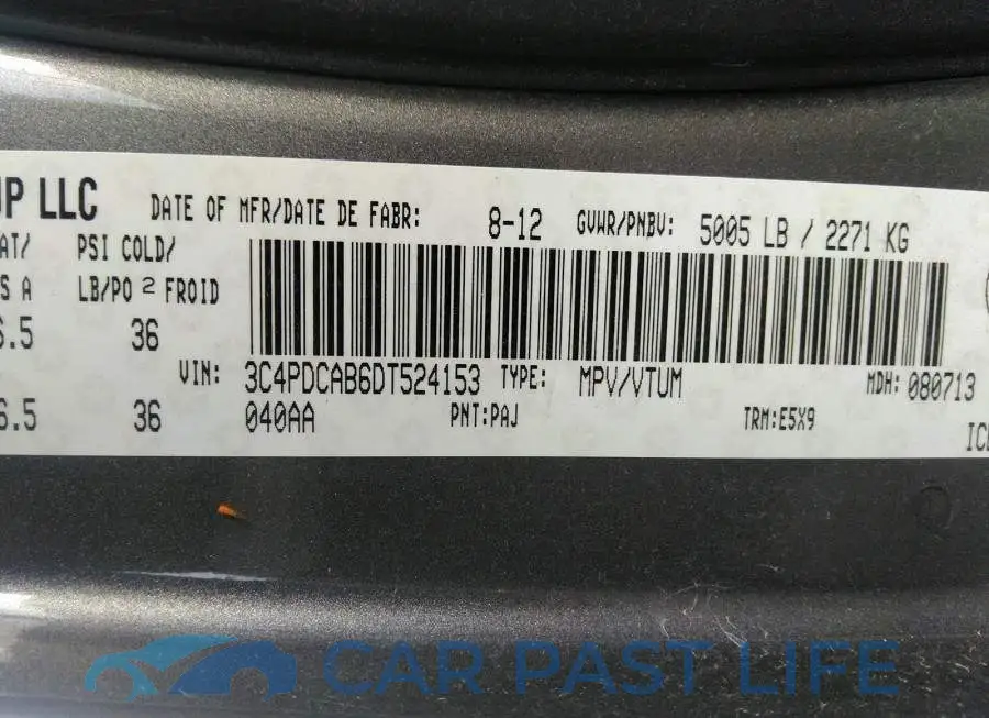 3C4PDCAB6DT524153# 9