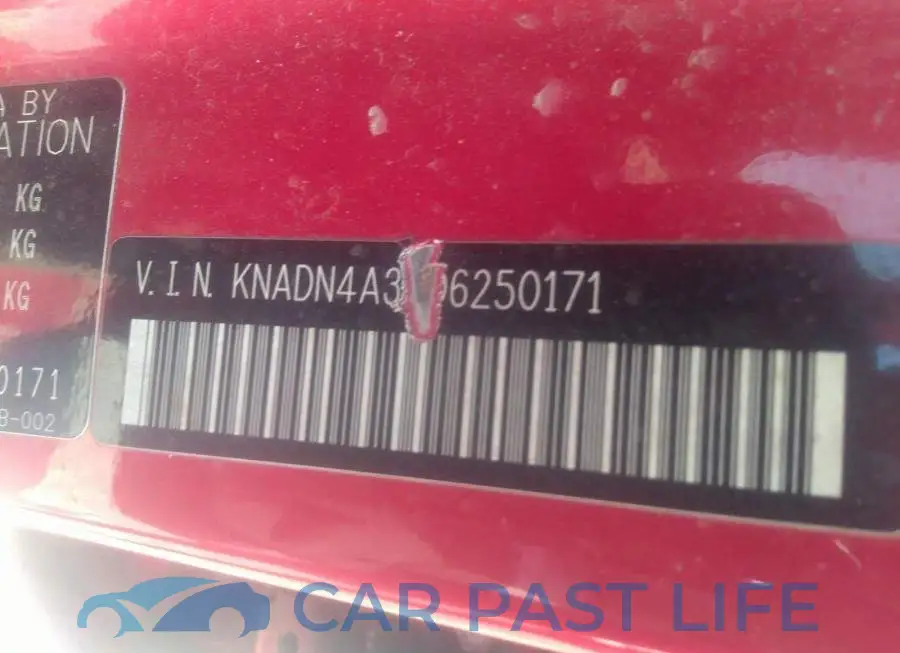 KNADN4A3XD6250171# 9