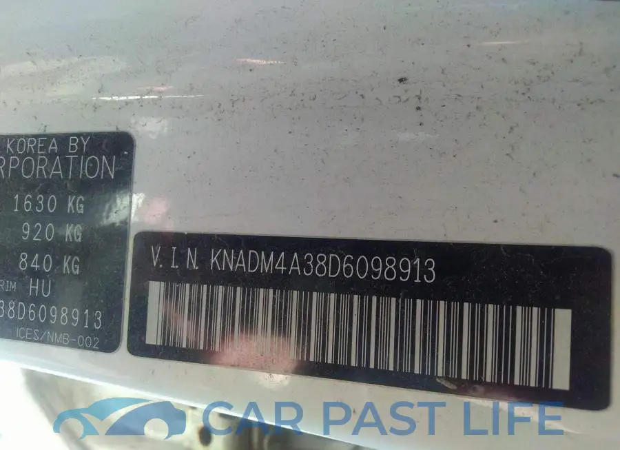 KNADM4A38D6098913# 9
