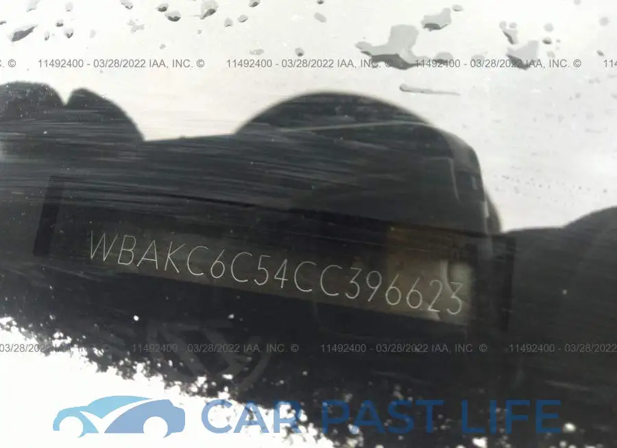 WBAKC6C54CC396623# 9