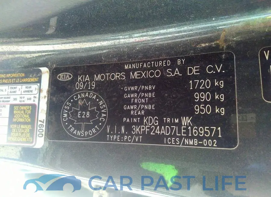 3KPF24AD7LE169571# 9