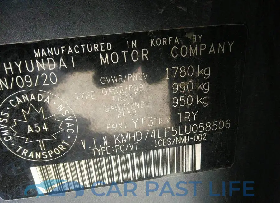 KMHD74LF5LU058506# 9